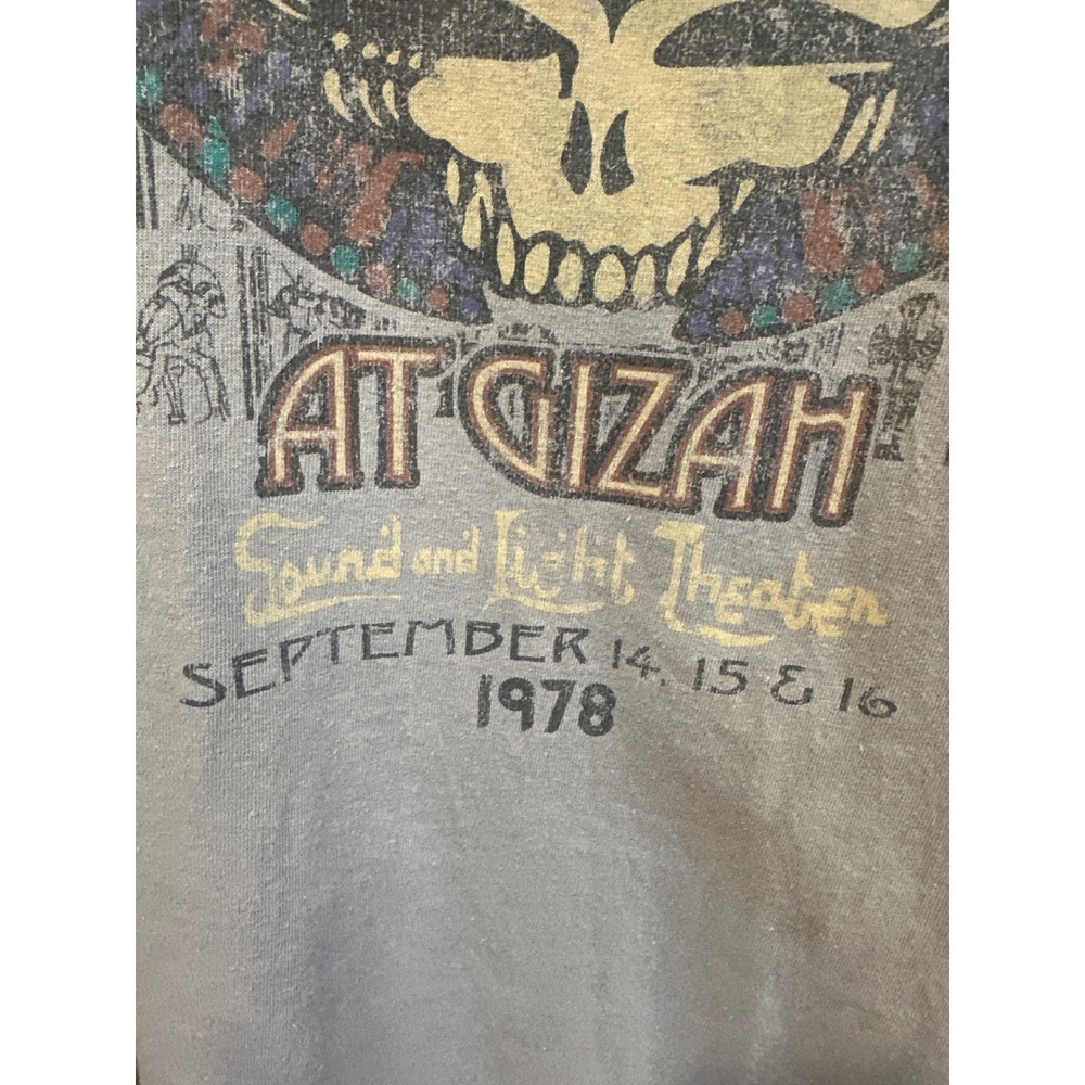 Grateful Dead At Giza Sound and Light Theater 1978 T Shirt 2X band cotton - Picture 8 of 8